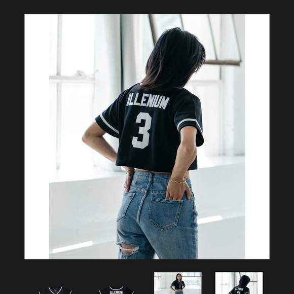 iHeartRaves Tops - Brand New Illenium Cropped Jersey